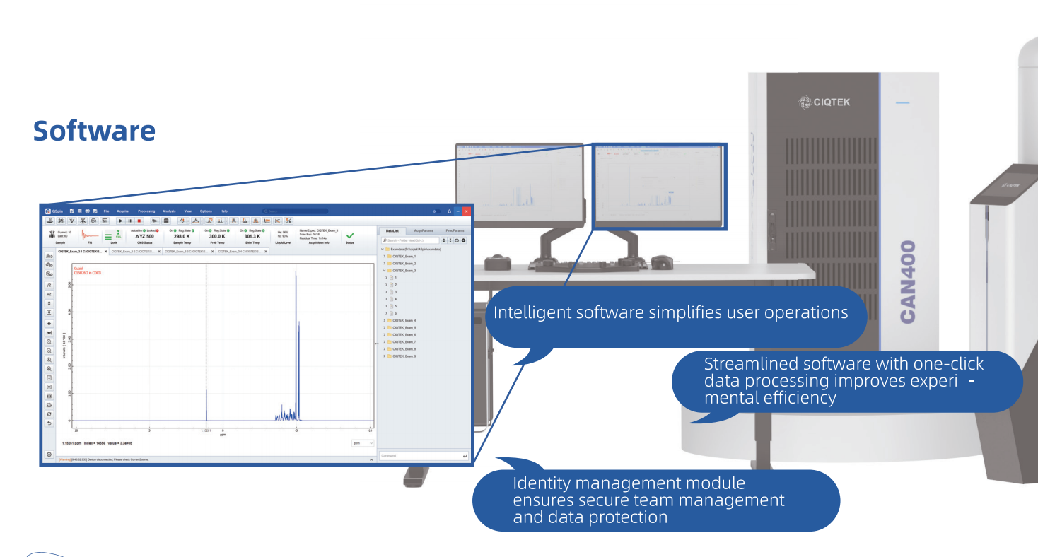 CAN400 Intelligent Liquid-State NMR Spectrometer CAN400 Intelligent Liquid-State NMR Spectrometer