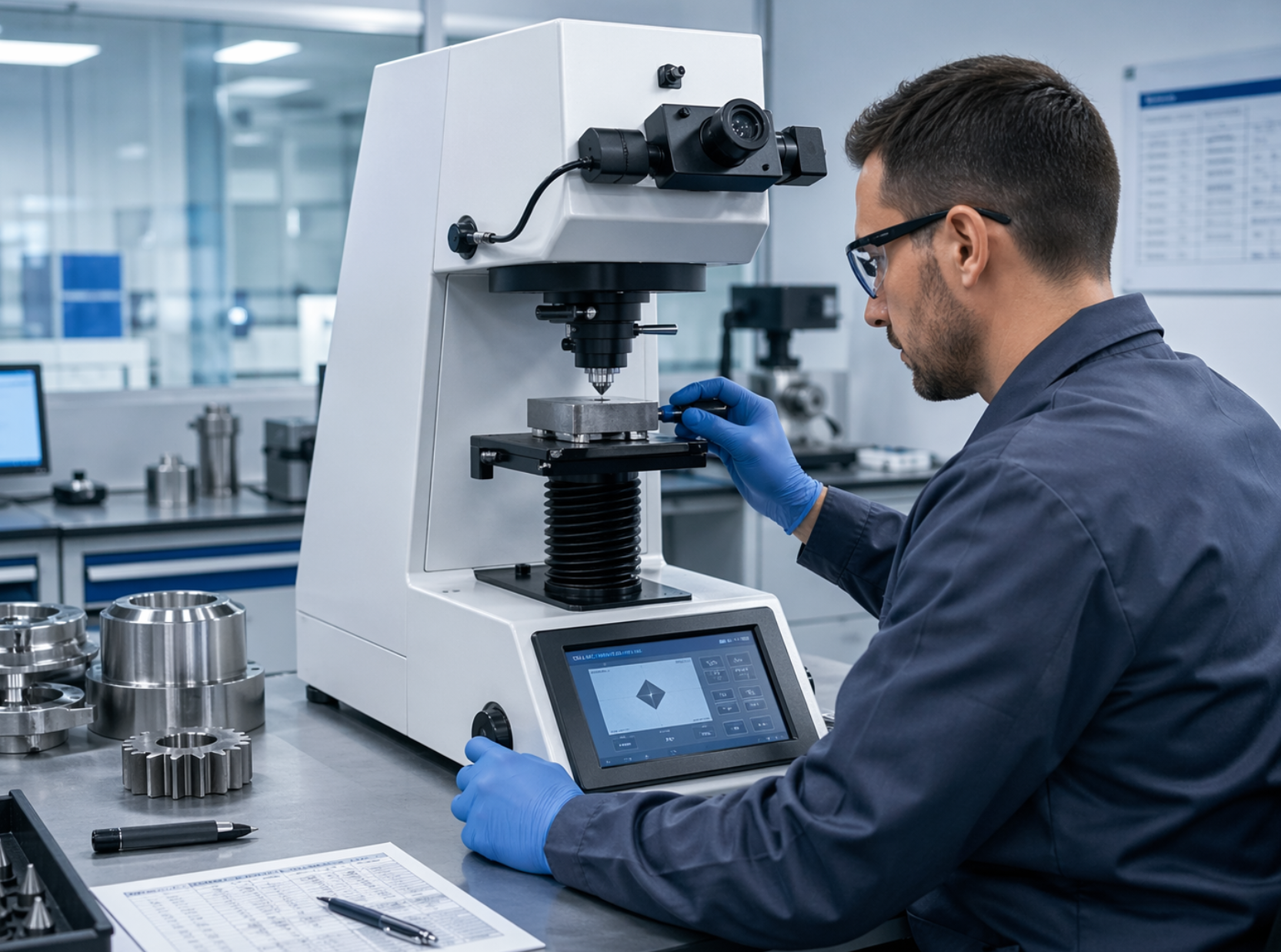 Vickers Hardness Tester