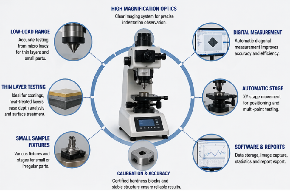 Micro Vickers Hardness Testing Machine