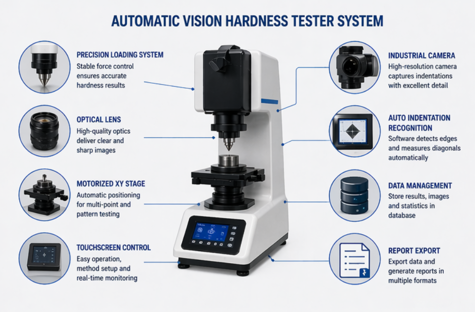 Automatic Vickers Hardness Tester