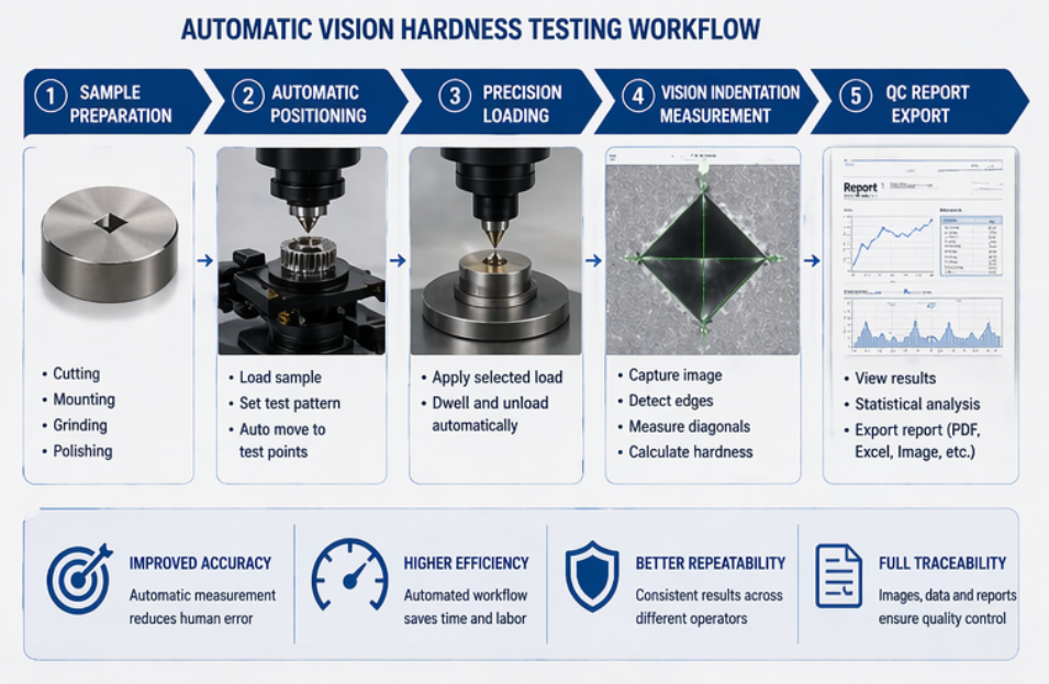 Automatic Vision Hardness Tester