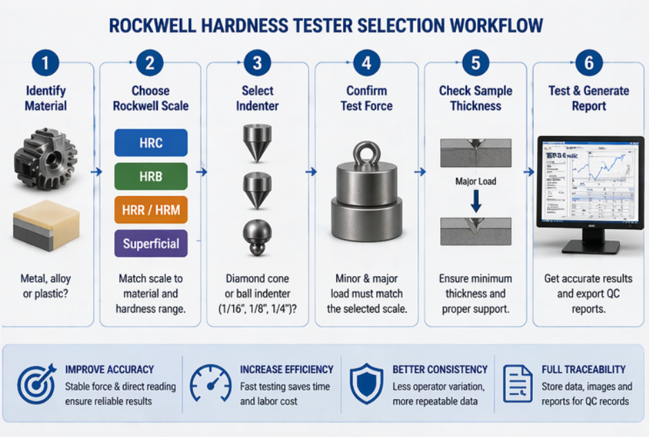 Rockwell Hardness Tester