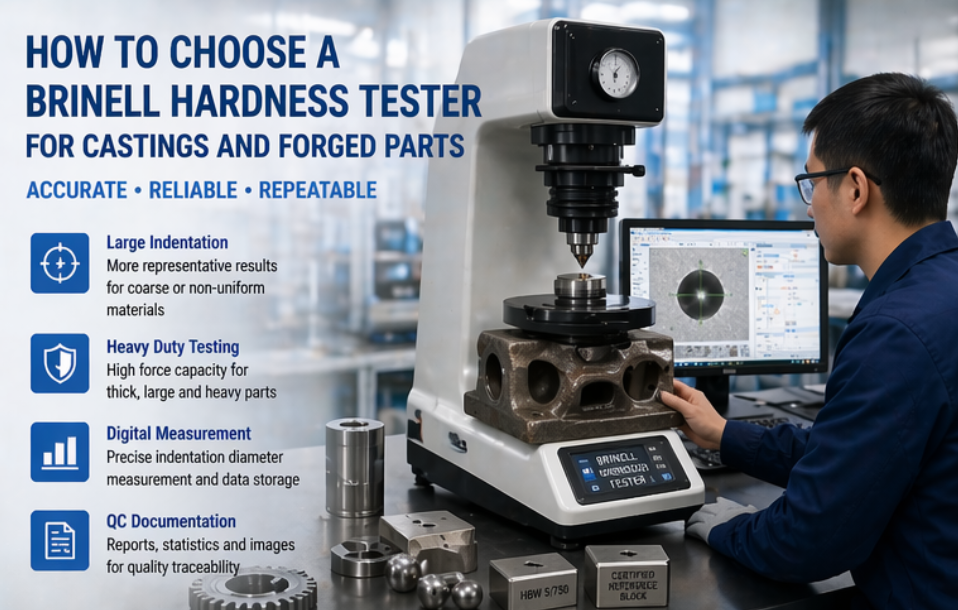 How To Choose A Brinell Hardness Tester For Castings And Forged Parts