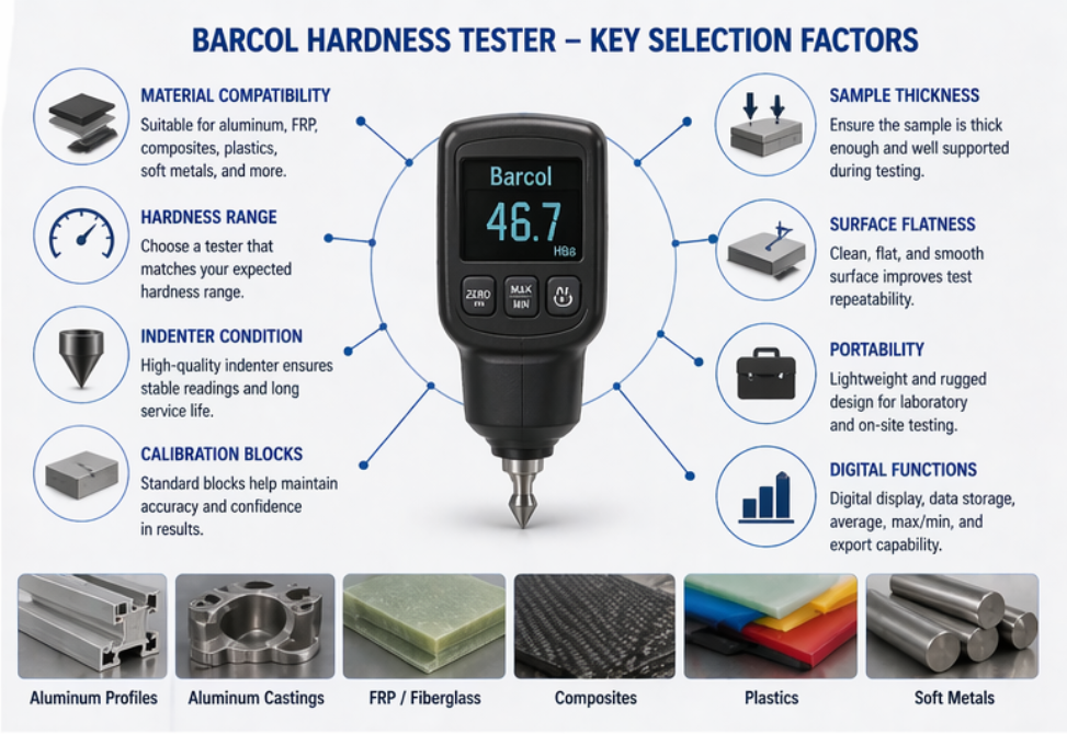 Digital Barcol Hardness Tester Digital Barcol Hardness Tester
