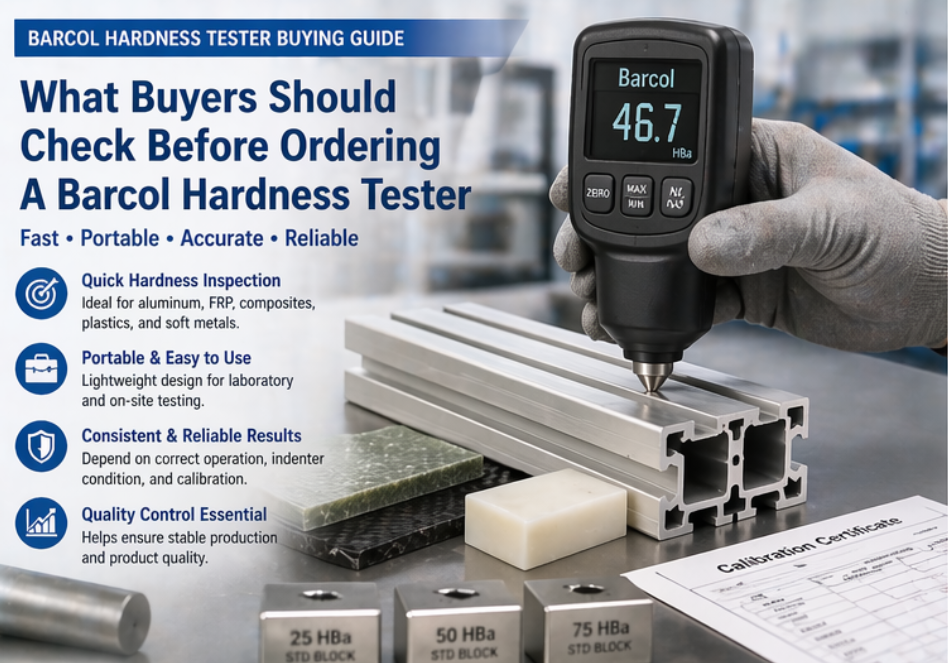What Buyers Should Check Before Ordering A Barcol Hardness Tester