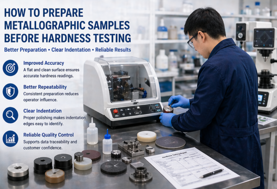 How To Prepare Metallographic Samples Before Hardness Testing