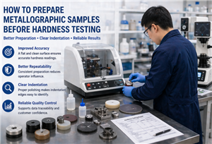 How To Prepare Metallographic Samples Before Hardness Testing