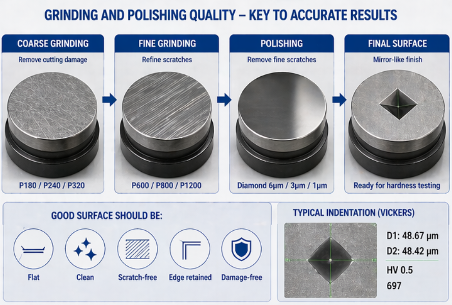 Metallographic Grinding And Polishing