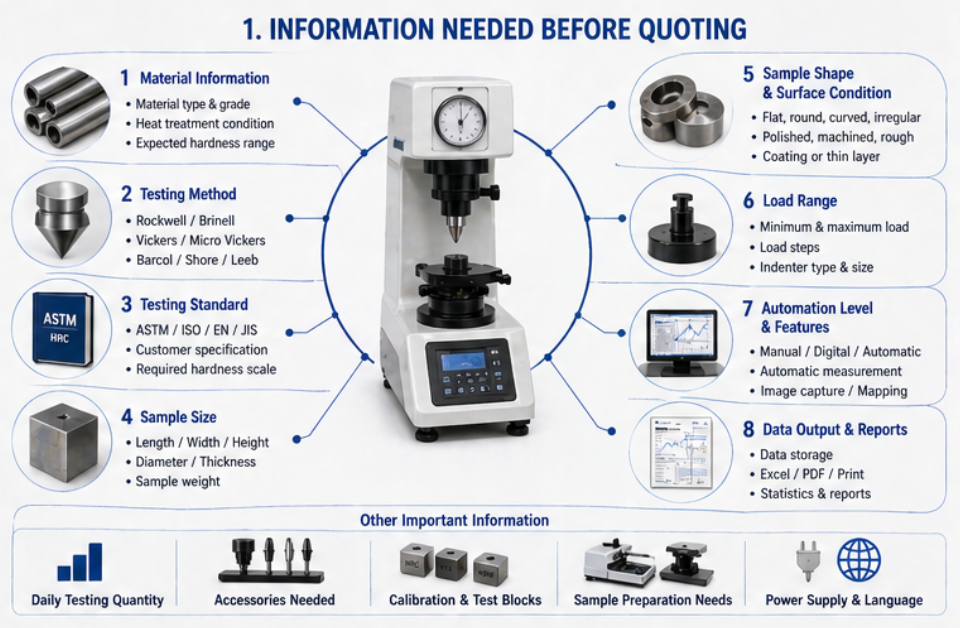 Hardness Testing Machine Quotation