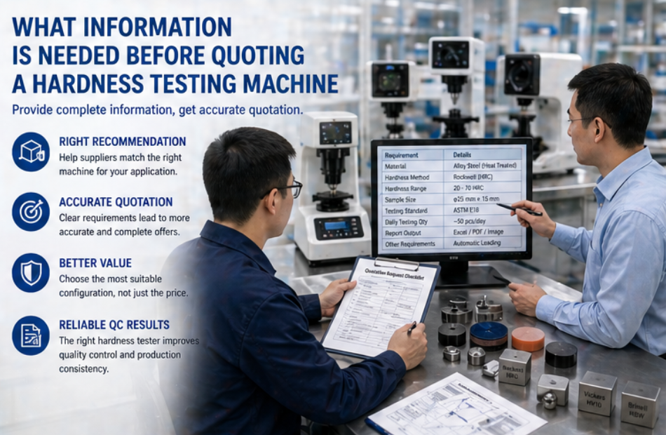 What Information Is Needed Before Quoting A Hardness Testing Machine