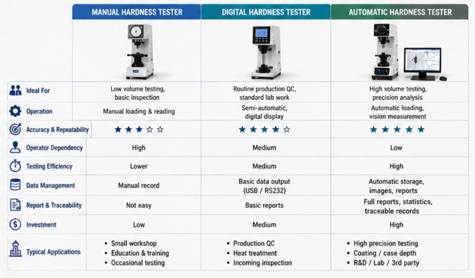 Manual Hardness Tester Manual Hardness Tester