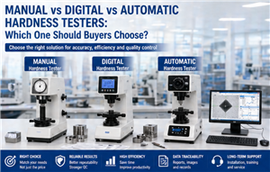 Manual vs Digital vs Automatic Hardness Testers: Which One Should Buyers Choose