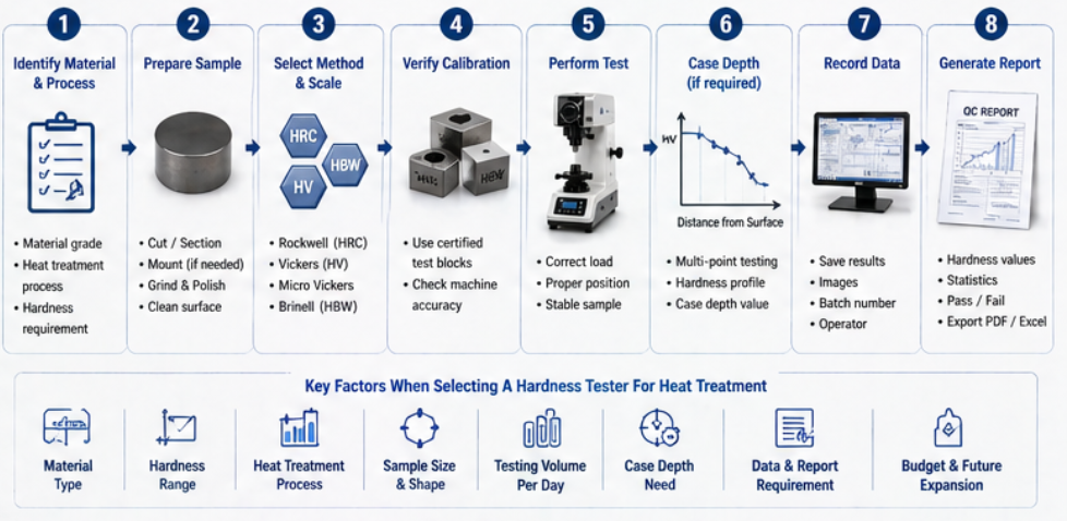 Rockwell Hardness Tester For Heat Treatment