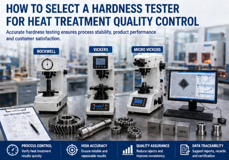 How To Select A Hardness Tester For Heat Treatment Quality Control
