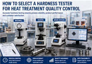 How To Select A Hardness Tester For Heat Treatment Quality Control