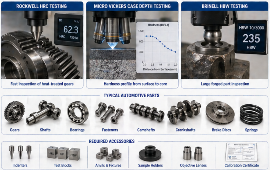 Automotive Parts Hardness Tester