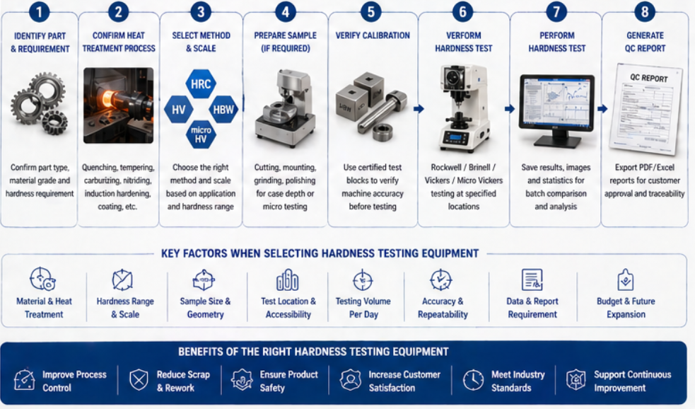 Rockwell Hardness Tester For Automotive Parts
