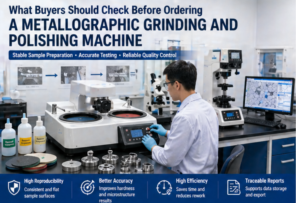 What Buyers Should Check Before Ordering A Metallographic Grinding And Polishing Machine