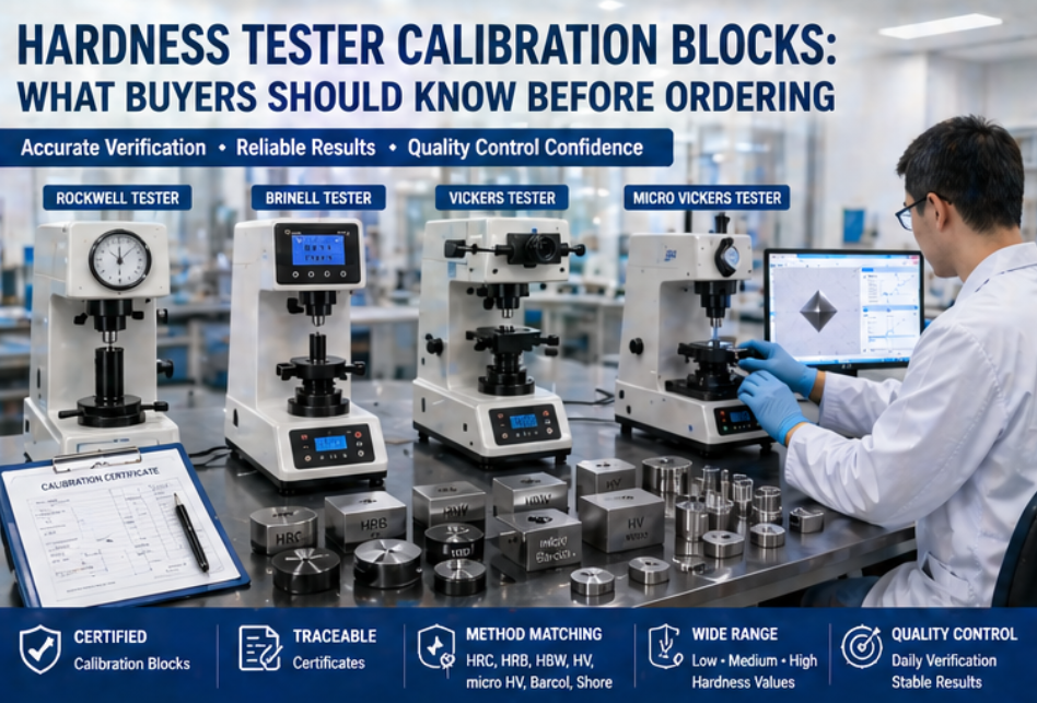 Hardness Tester Calibration Blocks: What Buyers Should Know Before Ordering
