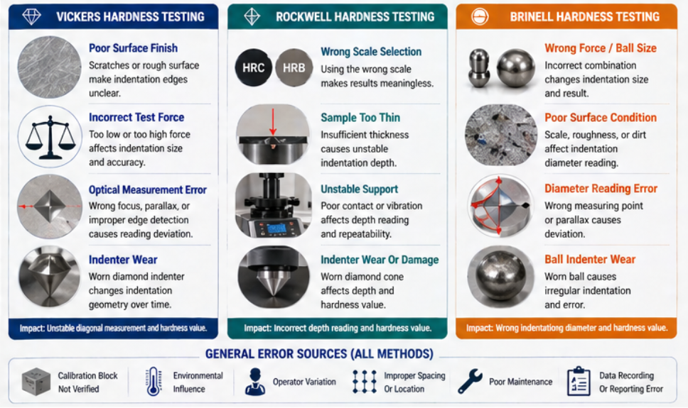 Hardness Testing Measurement Error Hardness Testing Measurement Error