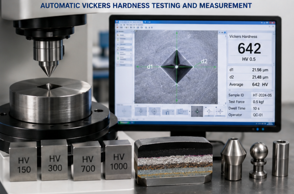 Vickers hardness testing machine