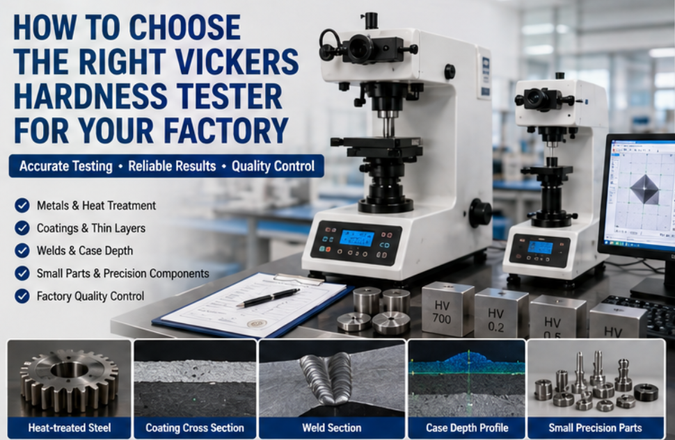 How To Choose The Right Vickers Hardness Tester For Your Factory