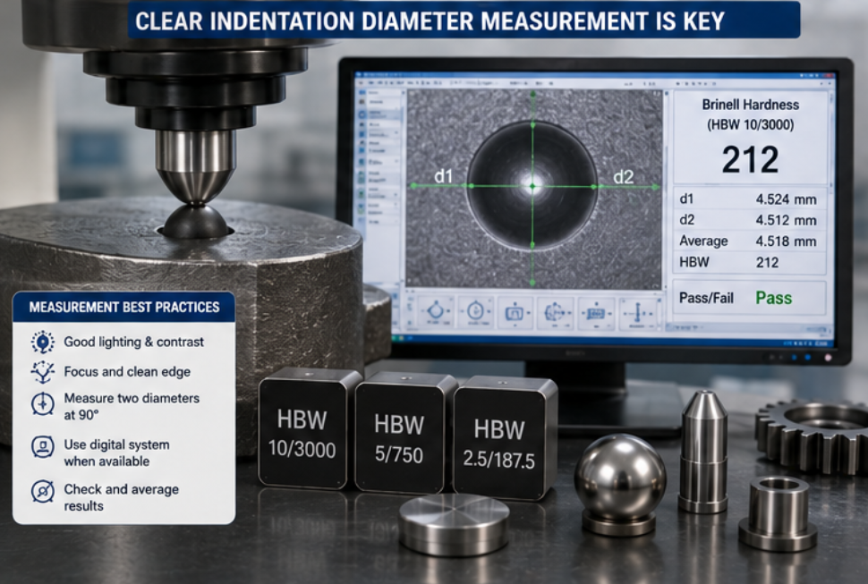 Brinell hardness tester