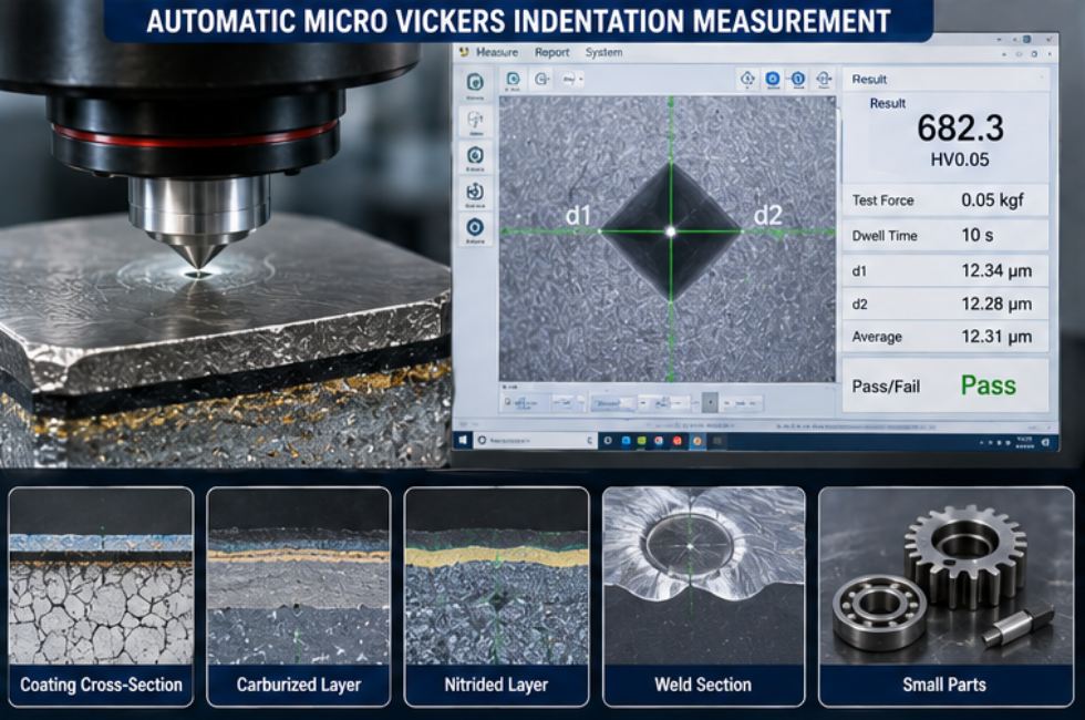Micro Vickers hardness testing machine