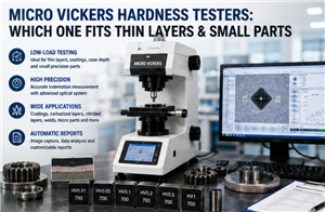 Micro Vickers Hardness Testers: Which One Fits Thin Layers & Small Parts