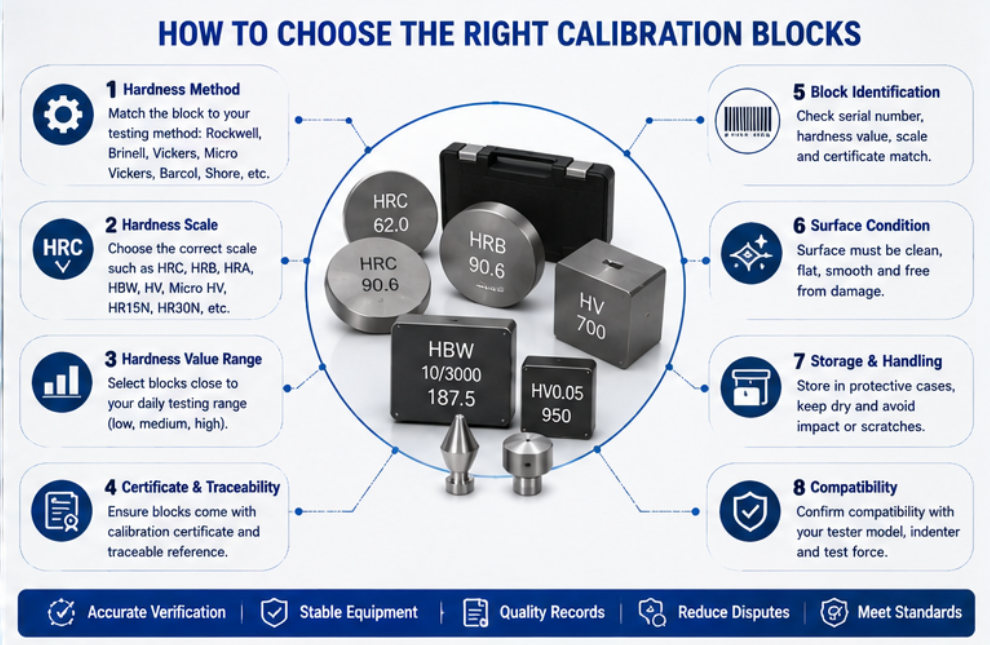 hardness test blocks