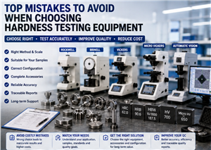 Top Mistakes To Avoid When Choosing Hardness Testing Equipment