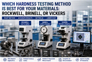 Which Hardness Testing Method Is Best For Your Materials: Rockwell, Brinell, Or Vickers