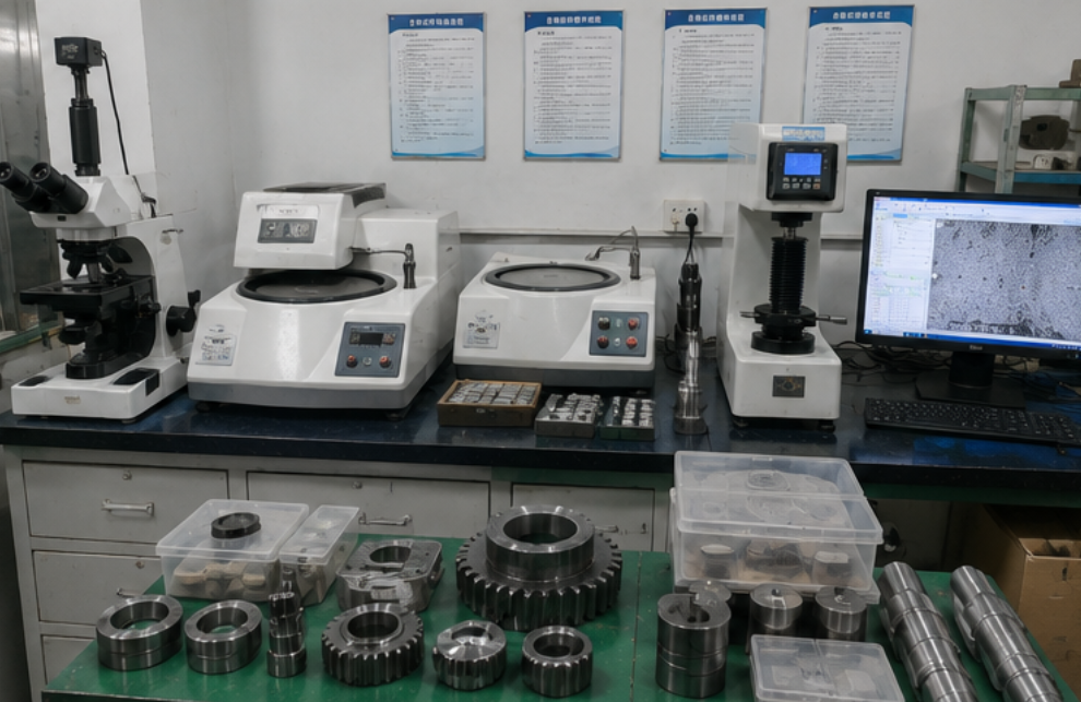 small hardness testing lab