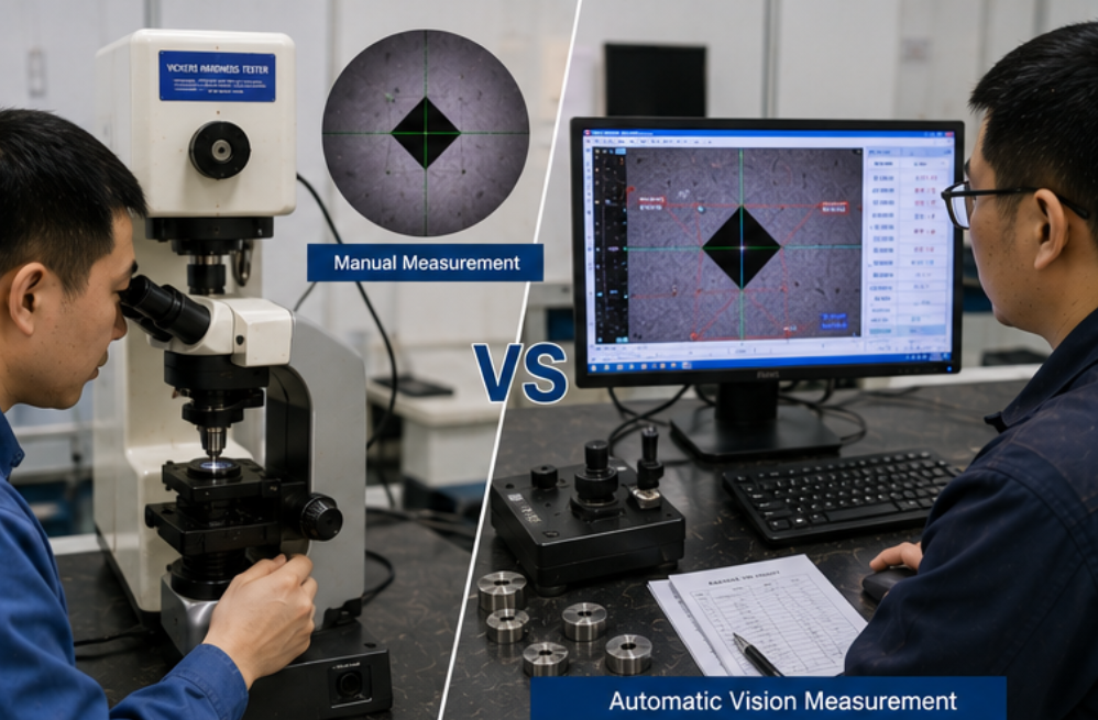 automatic Vickers hardness tester