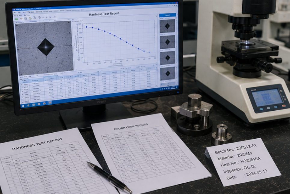 automatic vision hardness testing system