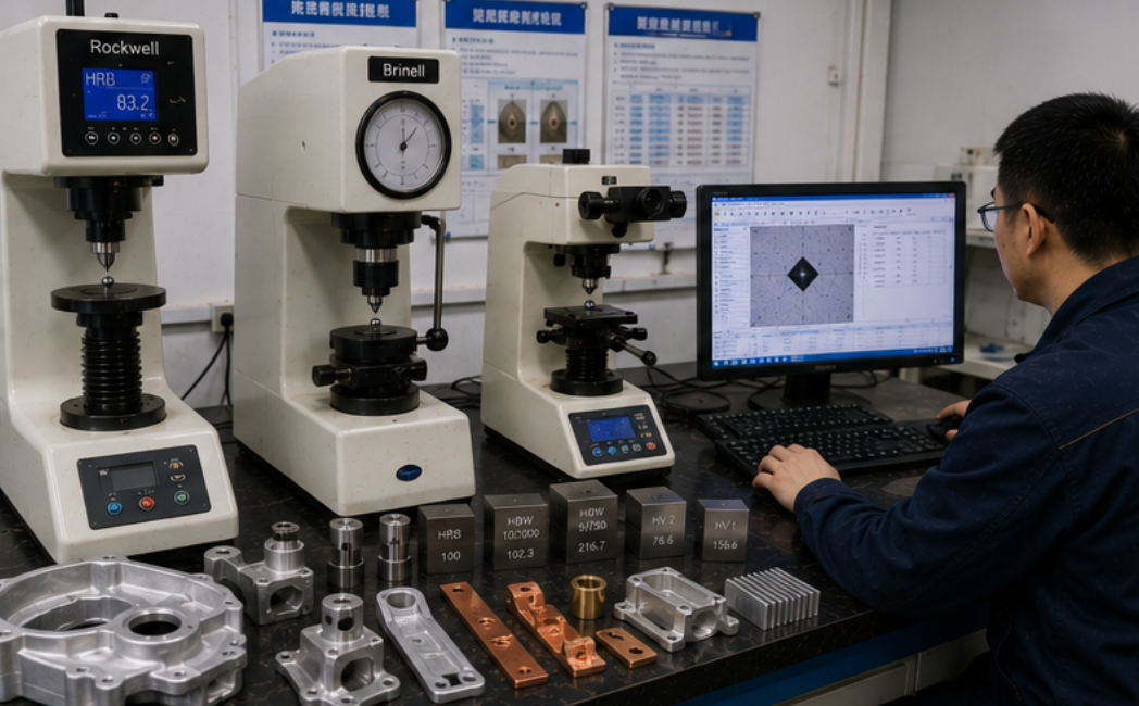 hardness testing for aluminum alloy