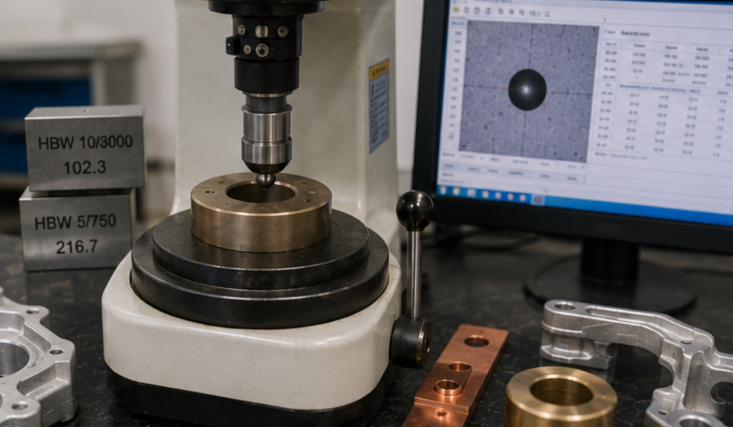 Rockwell hardness tester for aluminum