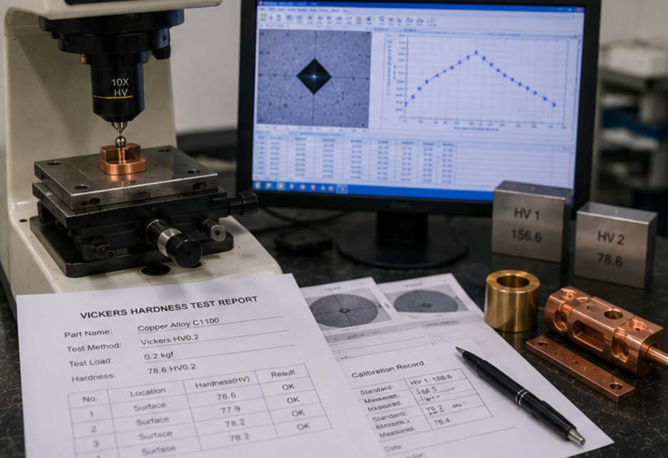 hardness testing for aluminum alloy