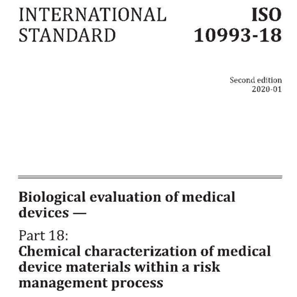 ISO 10993 Identification of Protective Mask Components