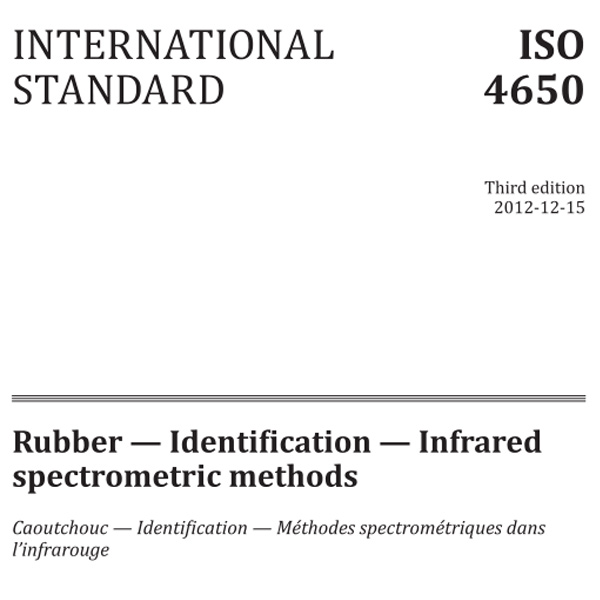 ISO 4650 Analysis of rubber identification