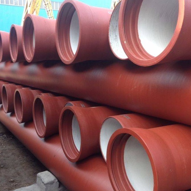 Push On Ductile Iron Pipe Internal and External Protection for di ductile iron Sizes