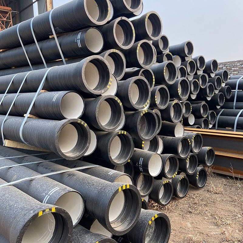 Push On Ductile Iron Pipe Internal and External Protection for di ductile iron Sizes