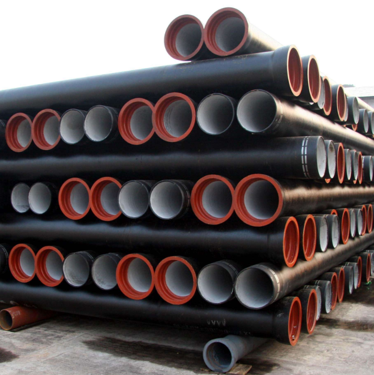 Ductile Iron Sewer Pipe with High Alumina Cement Lining and Zinc Coating