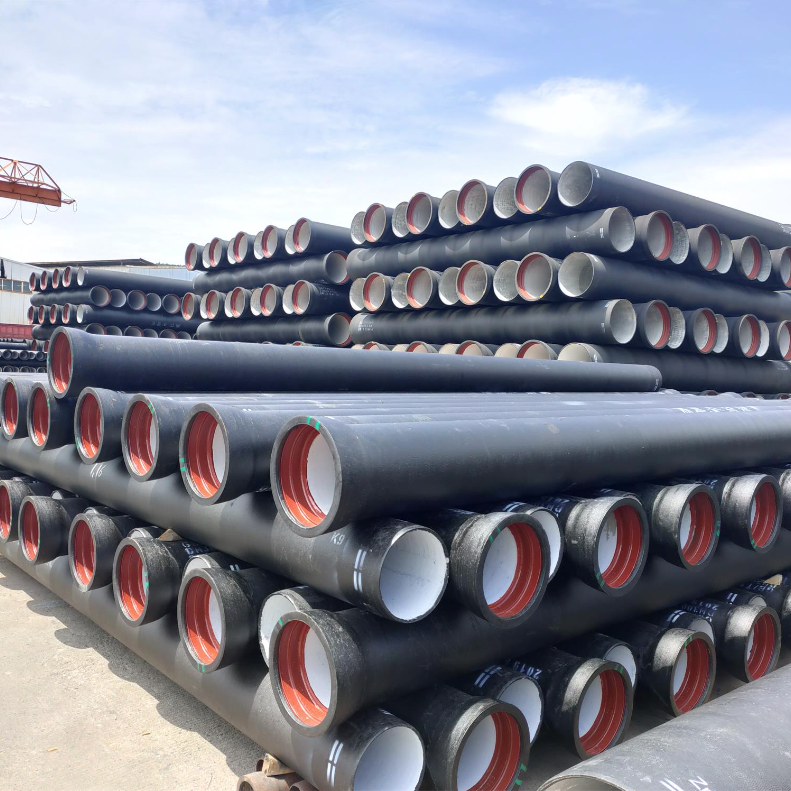 ISO2531 En545 EN598 Class K9 Black Bitumen Paint Coated Ductile Cast Iron Pipe for Water Supply