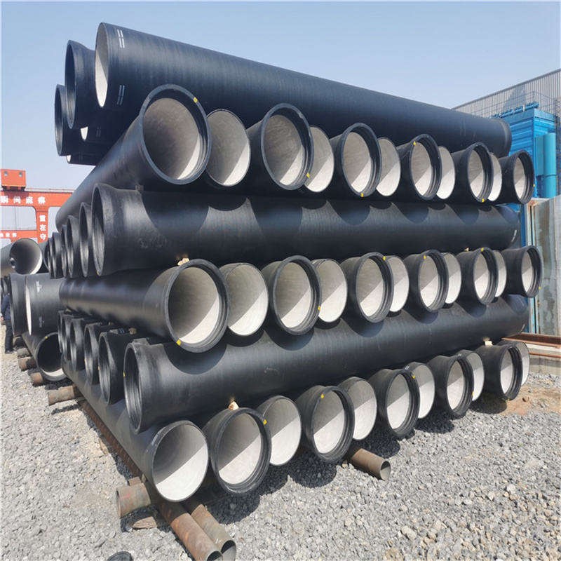 Ductile iron pipe DN80-DN2600 goods in stock wall thickness K7-K12/C25-C40 as your required Standard:ISO2531/EN545/EN598