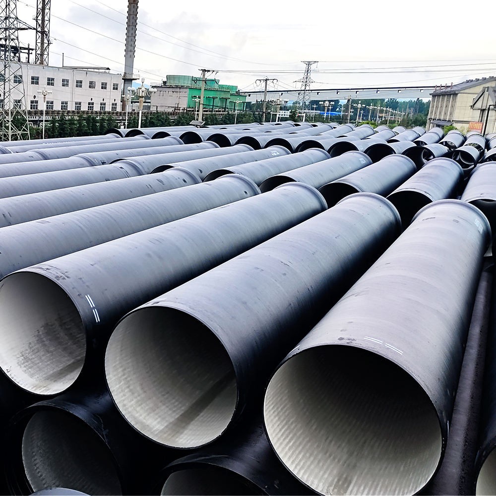 Ductile Iron Pipes with Built-in Cement Mortar High Aluminum Cement and Zinc Coated Outer Layer