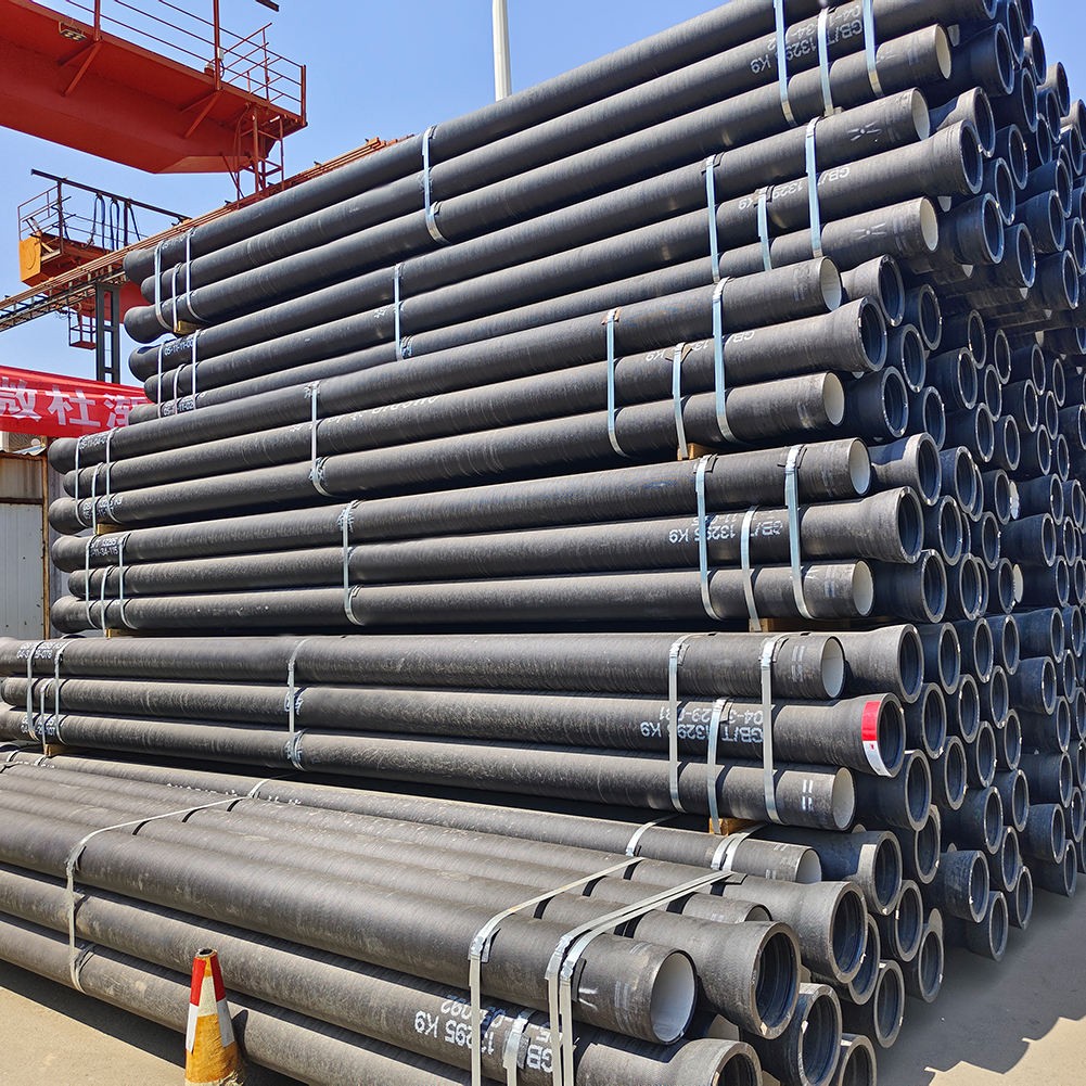 Ductile Iron Pipes with Built-in Cement Mortar High Aluminum Cement and Zinc Coated Outer Layer
