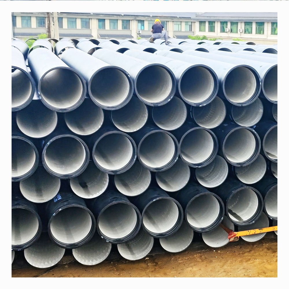 Ductile Iron Pipes with Built-in Cement Mortar High Aluminum Cement and Zinc Coated Outer Layer