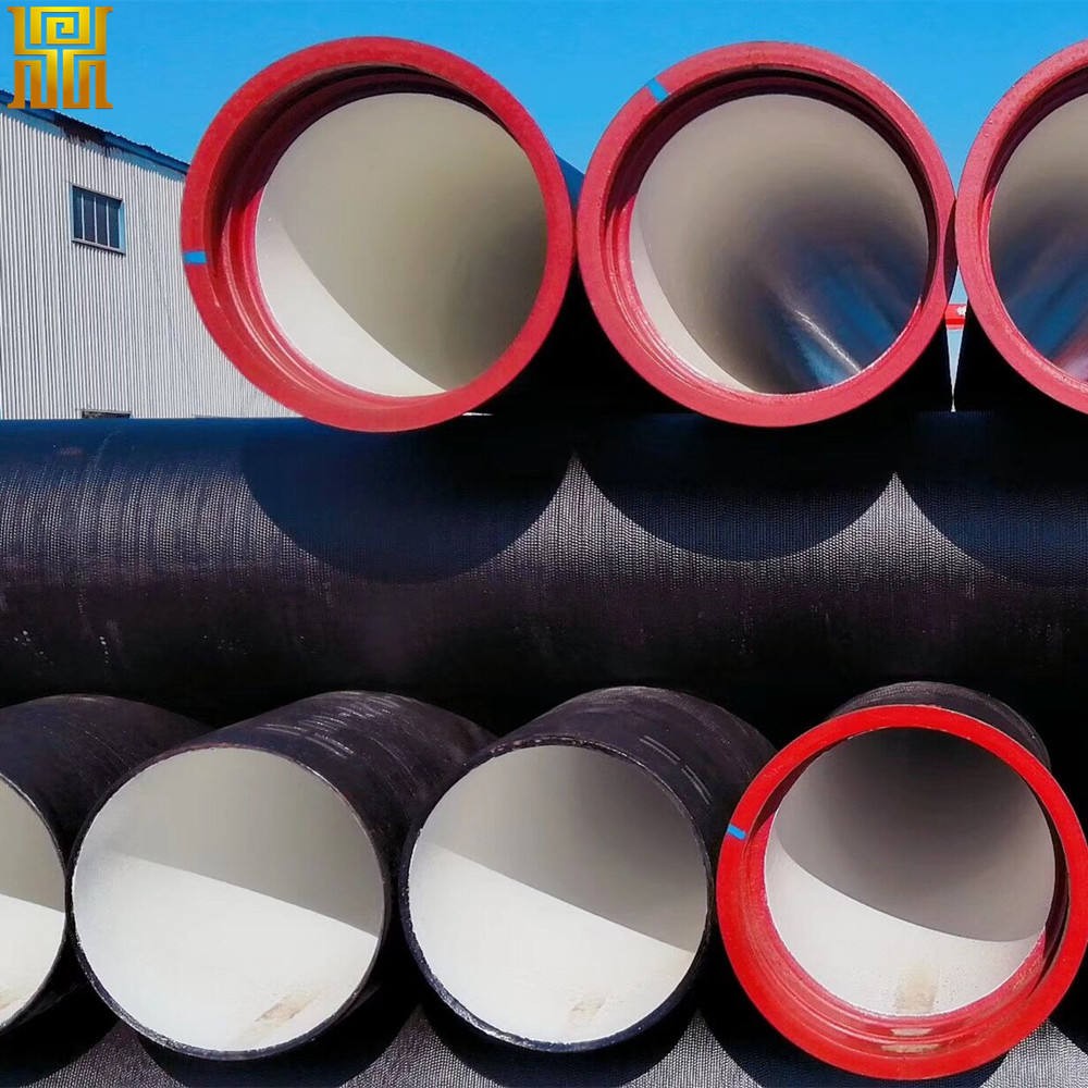 Ductile Iron Pipes with Built-in Cement Mortar High Aluminum Cement and Zinc Coated Outer Layer