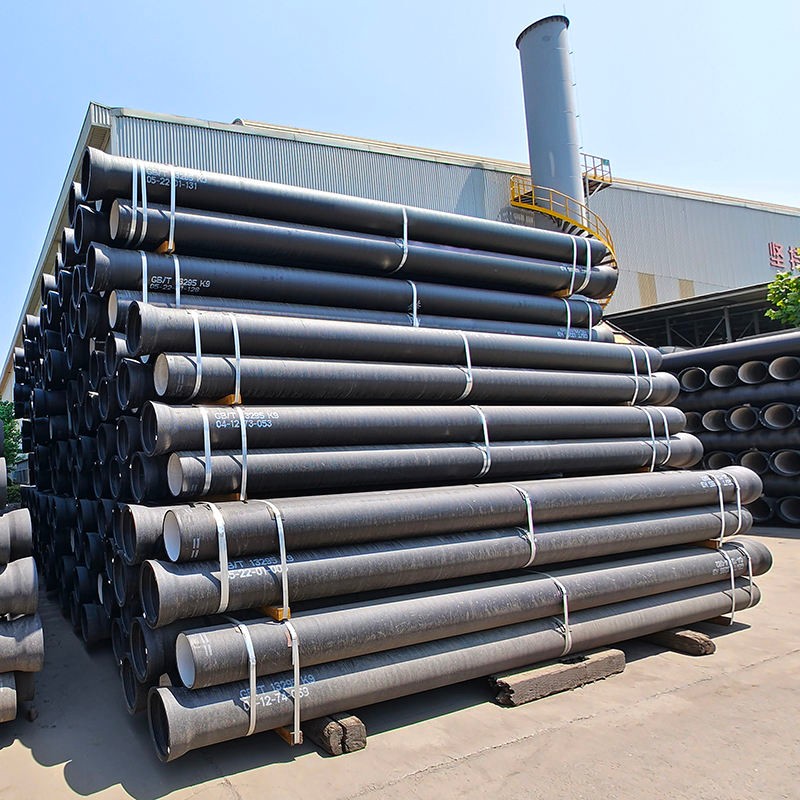 EN598 En545 ISO2531 Black Ductile Cast Iron Pipes C40 C30 C25 K7 K8 K9 Ductile Iron Pipe for Water